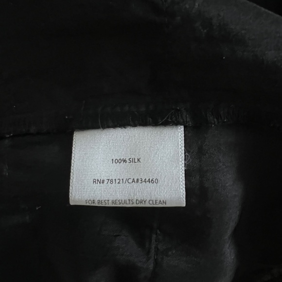 Eileen Fisher silk Elegant Black Sleeveless Dress - Picture 5 of 5